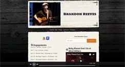 Desktop Screenshot of brandonreevesmusic.com