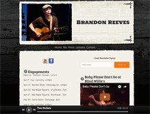 Tablet Screenshot of brandonreevesmusic.com